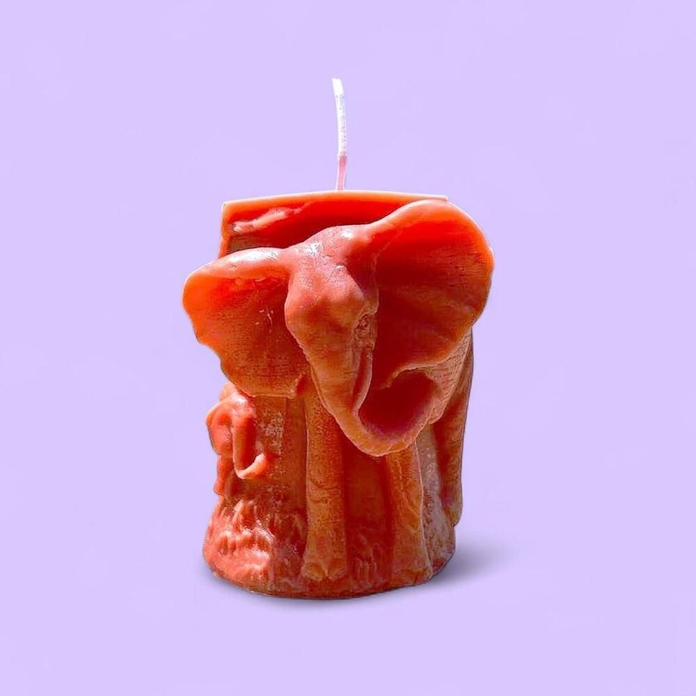 Handmade Elephant Candle